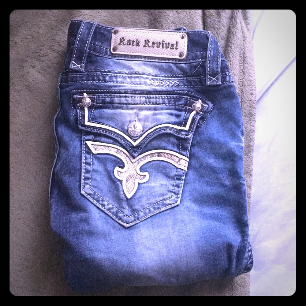 Woman’s rock revival jeans
